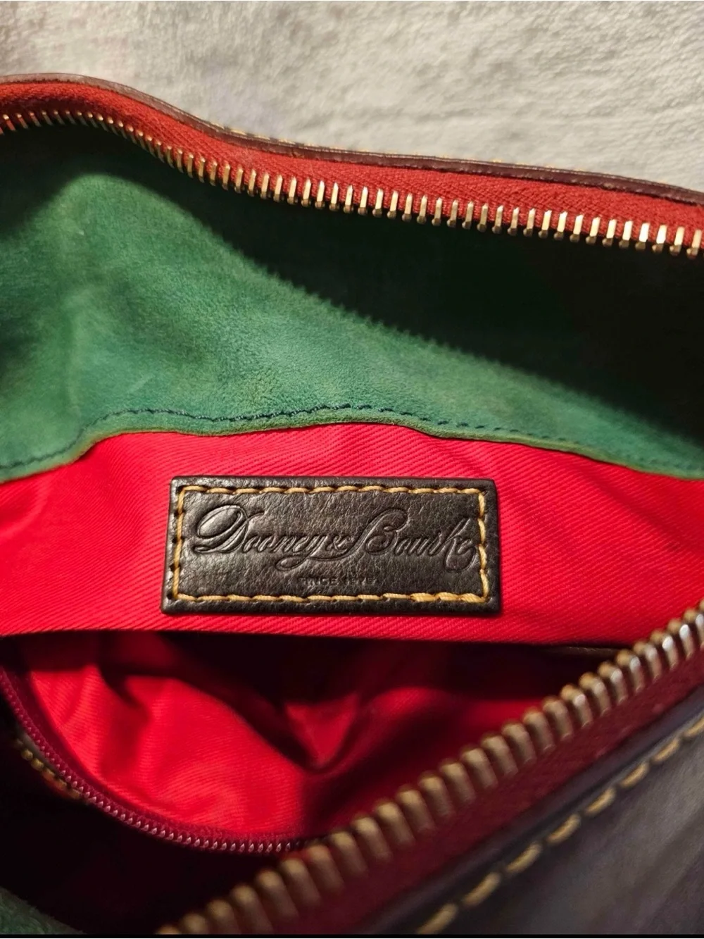 Dooney & Bourke Regular Florentine Satchel in Brown Tmoro